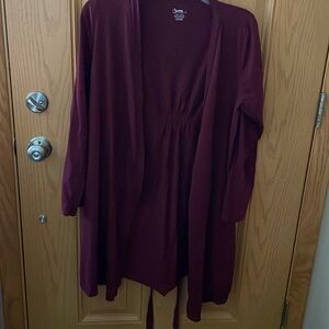 Women’s Maternity size XL Bump on the Night tie robe